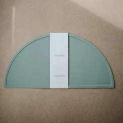 Mushie Set de table en silicone Cambridge Blue