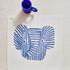 OYOY Mini Set de table en silicone Erik l'éléphant