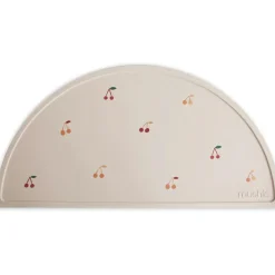 Mushie Set de table en silicone Cherries