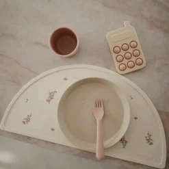 Discount Set de table en silicone Pink Flowers Set De Table