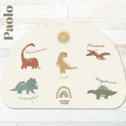 Online Set de table Mes Dinos Paolo personnalisable Set De Table