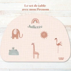 New Set de table Sofia Animaux personnalisable Set De Table
