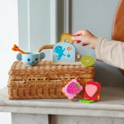 Outlet Set petit déjeuner en bois gourmandises du Chaton Dînette Et Aliments Factices