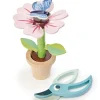 Tender Leaf Set pot de fleur en bois