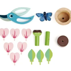 Tender Leaf Set pot de fleur en bois