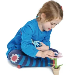 Tender Leaf Set pot de fleur en bois