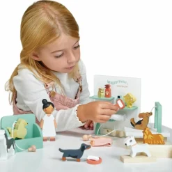 New Set salon de toilettage pour chiens Waggy Tails Figurines De Jeu