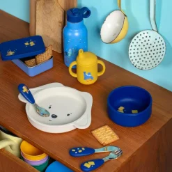 Online Set vaisselle silicone Puce et Pilou Coffret Repas