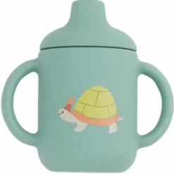 Moulin Roty Set vaisselle silicone Trois petits lapins