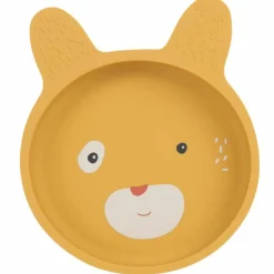 Moulin Roty Set vaisselle silicone Trois petits lapins