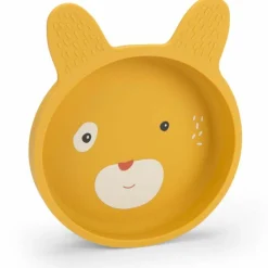 Moulin Roty Set vaisselle silicone Trois petits lapins