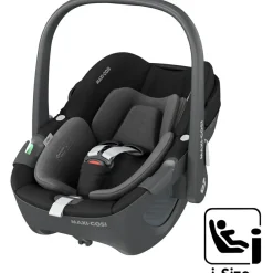 Maxi-Cosi Siège auto Pebble 360 Essential Black (groupe 0+)