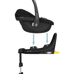 Maxi-Cosi Siège auto Pebble S Tonal Black (groupe 0+)