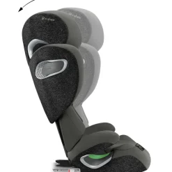 Cybex Siège auto SOLUTION T I-FIX Mirage Grey - Groupe 2-3