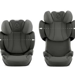 Cybex Siège auto SOLUTION T I-FIX Mirage Grey - Groupe 2-3