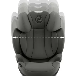 Cybex Siège auto SOLUTION T I-FIX Mirage Grey - Groupe 2-3