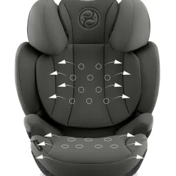 Cybex Siège auto SOLUTION T I-FIX Mirage Grey - Groupe 2-3