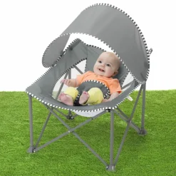 Siège de voyage Pop'n Chill Grey Transat