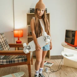 New Skateboard blanc Skateboard Et Rollers