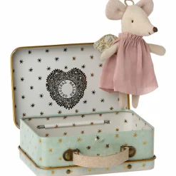 Maileg Souris Ange dans sa valisette Petite sœur