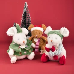 Doudou et Compagnie Souris de Noël (modèle mystère)