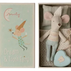 Sale Souris Fée des dents Petit frère dans sa boîte Figurines De Jeu