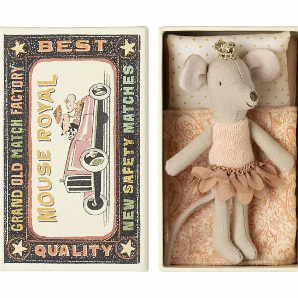 Maileg Souris Princesse Petite sœur dans sa boîte assortie