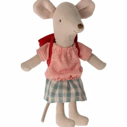 Maileg Souris Tricycle Grande sœur Rouge