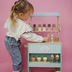 Best Stand de crèmes glacées en bois Marchand