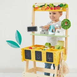 Outlet Stand de marché Ferme avec accessoires (32 accessoires) Marchand