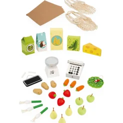 Outlet Stand de marché Ferme avec accessoires (32 accessoires) Marchand