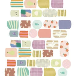 Outlet Sticker frise murale Fanions Color Stickers Muraux