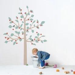New Sticker géant arbre Big Cherry Tree (180 cm) Stickers Muraux