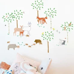 Clearance Stickers Balade en forêt (70 x 70 cm) Stickers Muraux