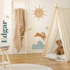 Charlie et Suzie Stickers Décor XXL Edgar le renard