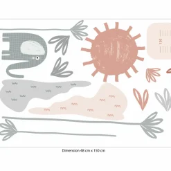 Charlie et Suzie Stickers Décor XXL Sofia