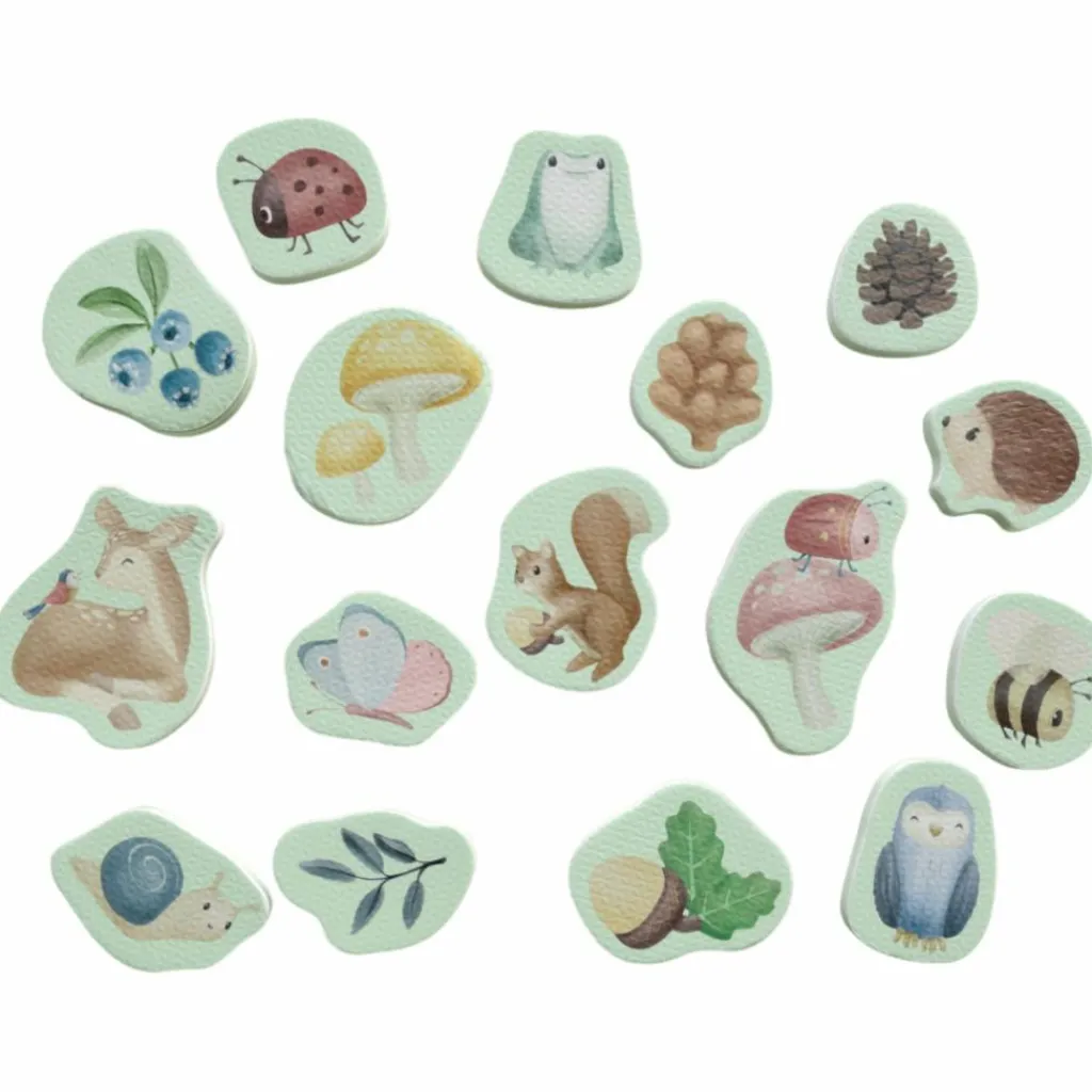 Little Dutch Stickers de bain en mousse Forest Friends