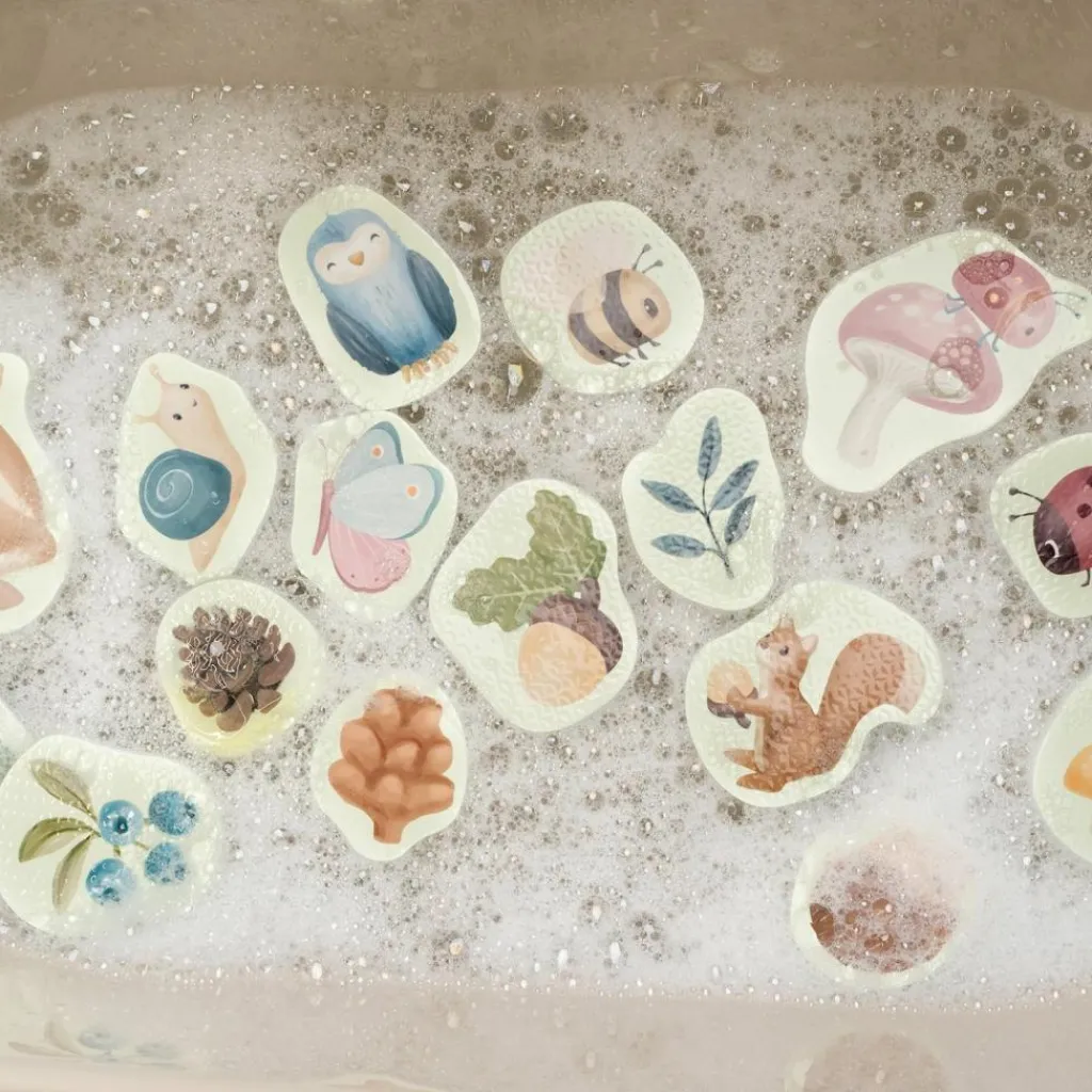 Little Dutch Stickers de bain en mousse Forest Friends