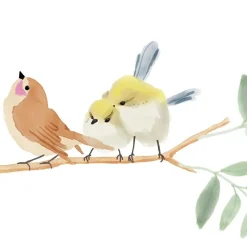 Discount Stickers Easy oiseaux (30 x 30 cm) Stickers Muraux