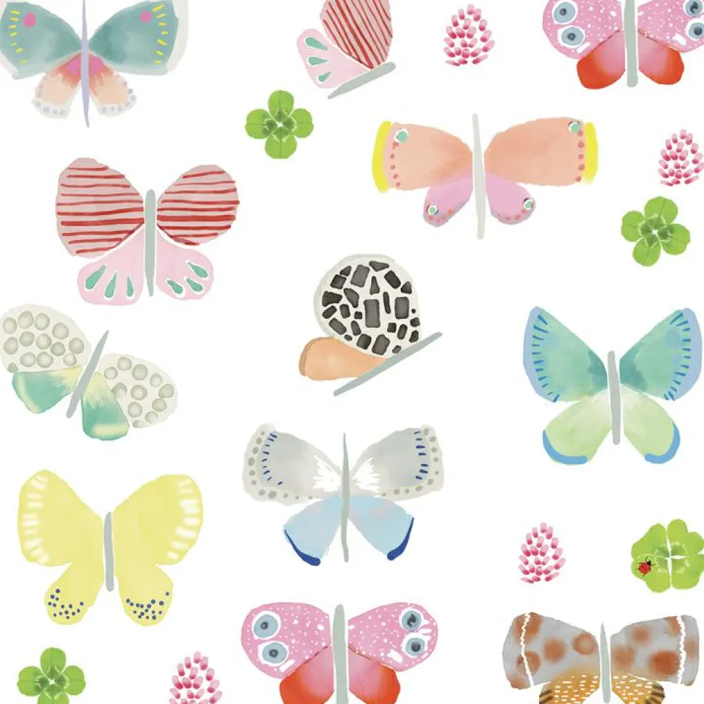 Mimi'lou Stickers Just a touch Papillons (26 x 19 cm)