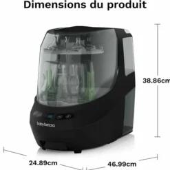 Sale Stérilisateur et sécheur Bottle Washer Pro noir Stérilisateur