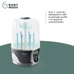 Babymoov Stérilisateur sèche biberon électrique Turbo Pure