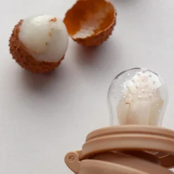 Zakuw Sucette grignoteuse Caramel avec 4 embouts