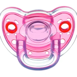 New Sucette physiologique en silicone transparent (0-6 mois) Sucette Nouveau-Né (0-6 Mois)