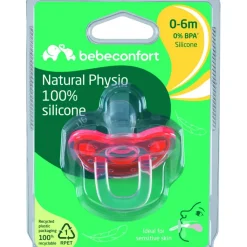 New Sucette physiologique en silicone transparent (0-6 mois) Sucette Nouveau-Né (0-6 Mois)