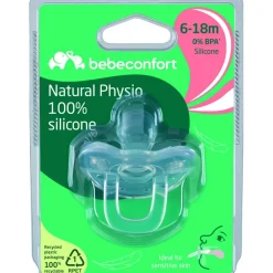 Bébé Confort Sucette physiologique en silicone transparent (6-18 mois)