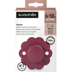 Suavinex Sucette réversible SXPRO 6-18 mois Wonder Viva Maganta
