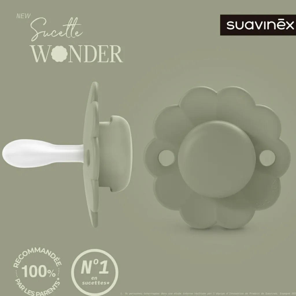 Discount Sucette réversible SXPRO 6-18 mois Wonder Hedge Green Sucette Bébé (6-12 Mois)