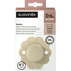 Suavinex Sucette réversible SXPRO 0-6mois Wonder Whitecap Gray