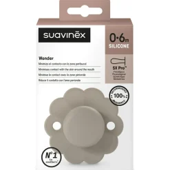 Suavinex Sucette réversible SXPRO 0-6mois Wonder Gray Cloud